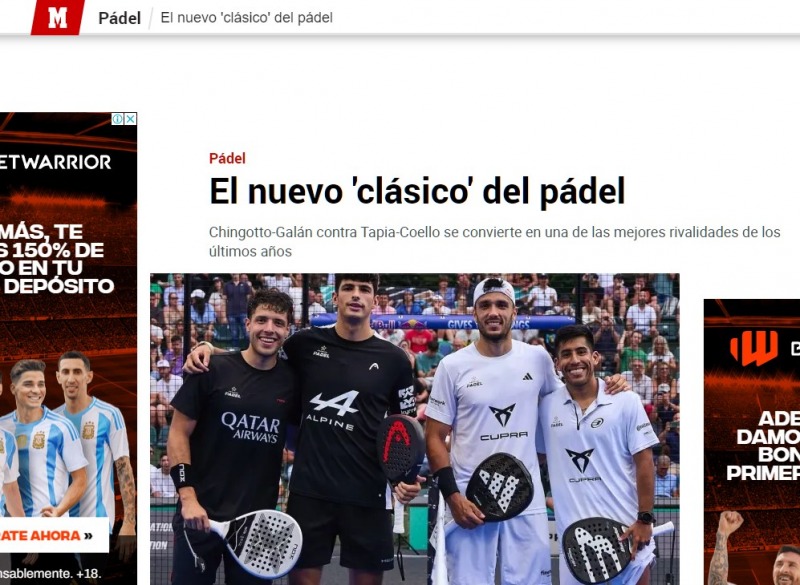 Chingotto-Galn y Tapia-Coello, comparado con los grandes duelos